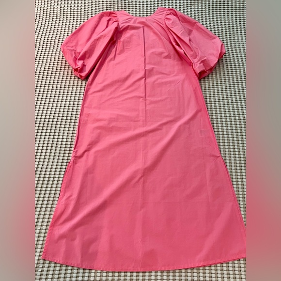 H & M pink puff sleeve dress - Picture 2 of 2